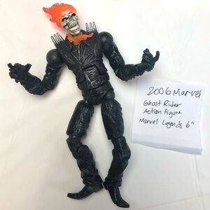 Vintage Ghost Rider MARVEL Legends 6'' Poseable Articulated Figure 2006 Y2K